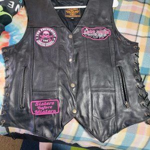Women's Wilson Leather Vest and Purse xl